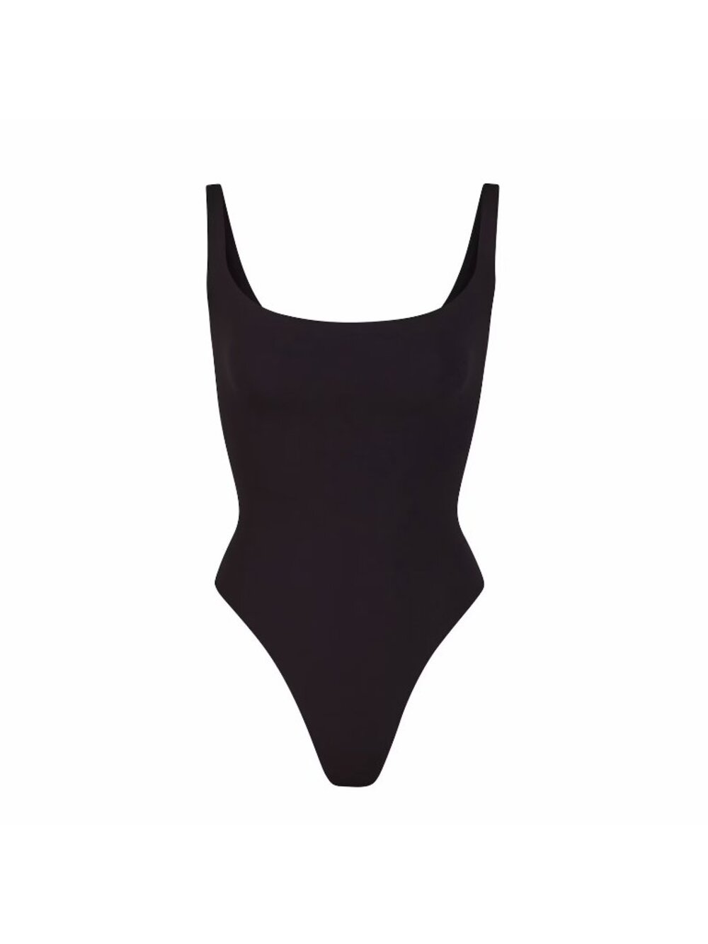 NWT SKIMS FITS EVERYBODY SQUARE NECK BODYSUIT ONYX - SMALL